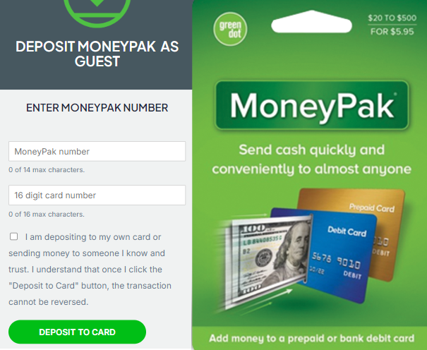 How to use MoneyPak without an account in 2024 at card-moneypak.com